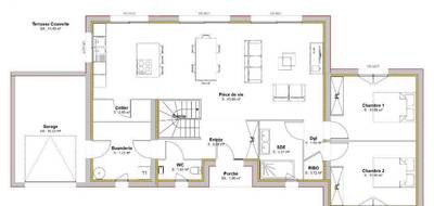 Terrain et maison à Tarabel en Haute-Garonne (31) de 145 m² à vendre au prix de 394900€ - 4