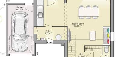 Terrain et maison à Ully-Saint-Georges en Oise (60) de 90 m² à vendre au prix de 259171€ - 4