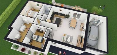 Terrain et maison à Tourville-les-Ifs en Seine-Maritime (76) de 87 m² à vendre au prix de 217000€ - 2