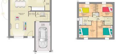 Terrain et maison à Roézé-sur-Sarthe en Sarthe (72) de 93 m² à vendre au prix de 222489€ - 4