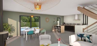 Terrain et maison à Villars-les-Dombes en Ain (01) de 95 m² à vendre au prix de 314600€ - 4