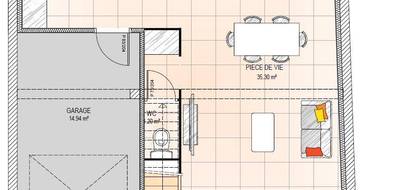 Terrain et maison à La Possonnière en Maine-et-Loire (49) de 80 m² à vendre au prix de 202500€ - 4