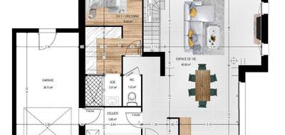 Terrain et maison à Tiercé en Maine-et-Loire (49) de 132 m² à vendre au prix de 354600€ - 4