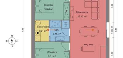 Terrain et maison à Le Poiré-sur-Vie en Vendée (85) de 55 m² à vendre au prix de 164900€ - 1