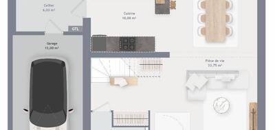 Terrain et maison à Orly en Val-de-Marne (94) de 90 m² à vendre au prix de 416700€ - 4
