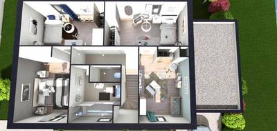 Terrain et maison à Francheville en Rhône (69) de 120 m² à vendre au prix de 563900€ - 4