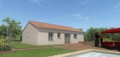 Terrain et maison à Saint-Sulpice-les-Feuilles en Haute-Vienne (87) de 66 m² à vendre au prix de 154300€ - 2