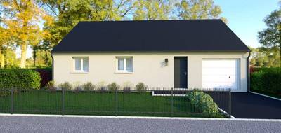 Terrain et maison à Manthelan en Indre-et-Loire (37) de 80 m² à vendre au prix de 194200€ - 1