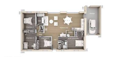 Terrain et maison à Murles en Hérault (34) de 115 m² à vendre au prix de 429900€ - 4