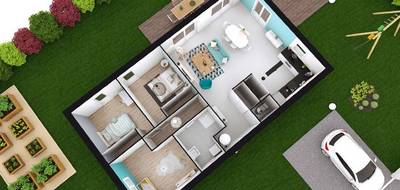 Terrain et maison à Le Faou en Finistère (29) de 80 m² à vendre au prix de 254000€ - 4