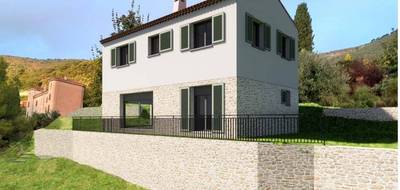 Terrain et maison à Carros en Alpes-Maritimes (06) de 110 m² à vendre au prix de 590000€ - 1