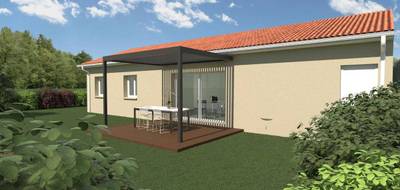 Terrain et maison à Saint-Didier-sur-Chalaronne en Ain (01) de 85 m² à vendre au prix de 269900€ - 1