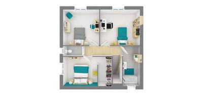 Terrain et maison à Pouilley-Français en Doubs (25) de 135 m² à vendre au prix de 320740€ - 3
