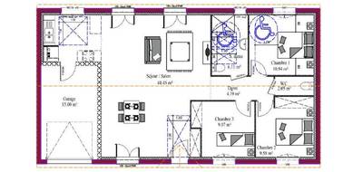 Terrain et maison à Dax en Landes (40) de 90 m² à vendre au prix de 270200€ - 3