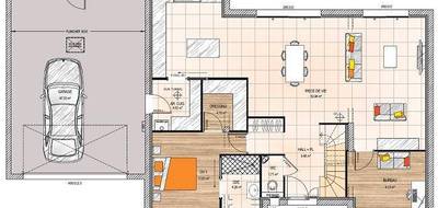 Terrain et maison à Cholet en Maine-et-Loire (49) de 129 m² à vendre au prix de 343200€ - 4