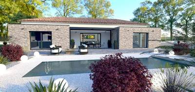 Terrain et maison à Vagnas en Ardèche (07) de 159 m² à vendre au prix de 420000€ - 1