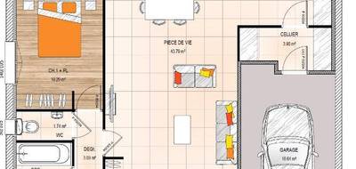 Terrain et maison à Cholet en Maine-et-Loire (49) de 92 m² à vendre au prix de 276500€ - 4