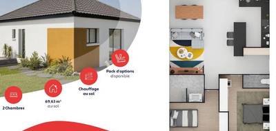 Terrain et maison à Drusenheim en Bas-Rhin (67) de 70 m² à vendre au prix de 212220€ - 4