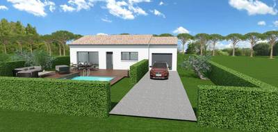 Terrain et maison à Saint-Mathieu-de-Tréviers en Hérault (34) de 70 m² à vendre au prix de 371400€ - 1