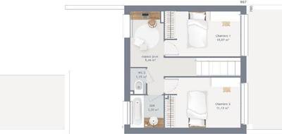 Terrain et maison à Linas en Essonne (91) de 90 m² à vendre au prix de 370500€ - 4