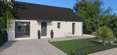 Terrain et maison à Nouzilly en Indre-et-Loire (37) de 80 m² à vendre au prix de 204900€ - 1