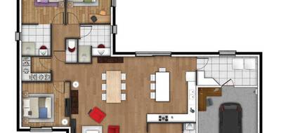 Terrain et maison à Martot en Eure (27) de 129 m² à vendre au prix de 344670€ - 3