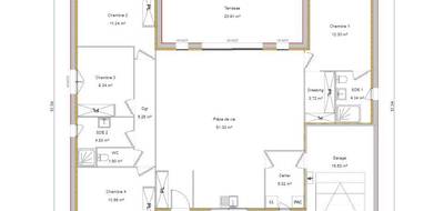 Terrain et maison à Vigoulet-Auzil en Haute-Garonne (31) de 120 m² à vendre au prix de 412625€ - 4