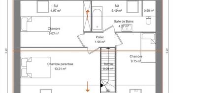 Terrain et maison à Palluel en Pas-de-Calais (62) de 110 m² à vendre au prix de 264000€ - 2