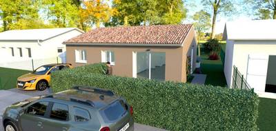 Terrain et maison à Pechbonnieu en Haute-Garonne (31) de 73 m² à vendre au prix de 277087€ - 1