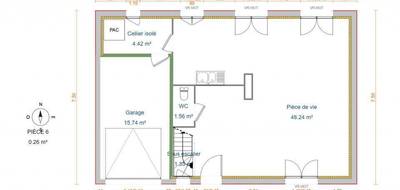 Terrain et maison à Marines en Val-d'Oise (95) de 85 m² à vendre au prix de 297800€ - 4