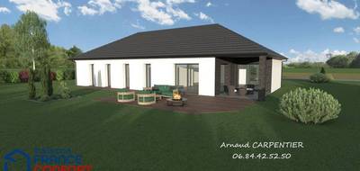 Terrain et maison à Bailleulmont en Pas-de-Calais (62) de 135 m² à vendre au prix de 304655€ - 2