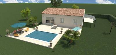 Terrain et maison à Sainte-Anastasie-sur-Issole en Var (83) de 68 m² à vendre au prix de 312000€ - 3