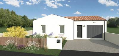 Terrain et maison à Ballon en Charente-Maritime (17) de 90 m² à vendre au prix de 258900€ - 1