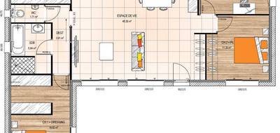 Terrain et maison à Bouchemaine en Maine-et-Loire (49) de 102 m² à vendre au prix de 412500€ - 4