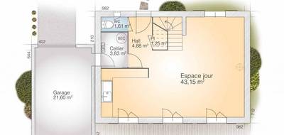 Terrain et maison à Tresques en Gard (30) de 110 m² à vendre au prix de 363000€ - 4