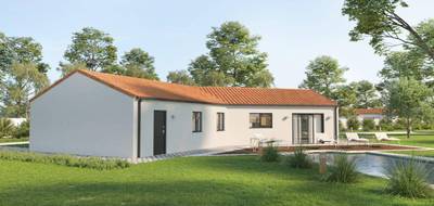 Terrain et maison à Saint-Hilaire-le-Vouhis en Vendée (85) de 110 m² à vendre au prix de 218784€ - 2
