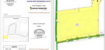 Terrain à Hucqueliers en Pas-de-Calais (62) de 692 m² à vendre au prix de 70700€ - 3