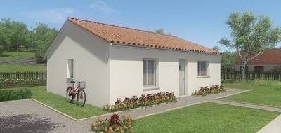 Terrain et maison à Saint-Léonard-de-Noblat en Haute-Vienne (87) de 66 m² à vendre au prix de 159600€ - 1