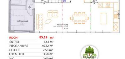 Terrain et maison à Belleville-en-Beaujolais en Rhône (69) de 141 m² à vendre au prix de 540000€ - 2