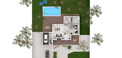 Terrain et maison à Saint-Nexans en Dordogne (24) de 108 m² à vendre au prix de 267000€ - 2