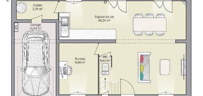 Terrain et maison à Étréchy en Essonne (91) de 90 m² à vendre au prix de 319100€ - 4