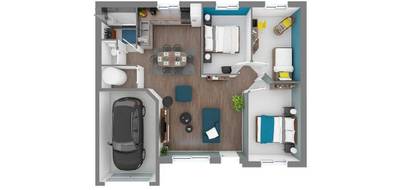 Terrain et maison à Dung en Doubs (25) de 75 m² à vendre au prix de 247000€ - 4