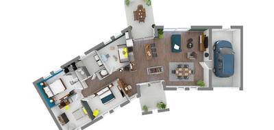 Terrain et maison à Louzac-Saint-André en Charente (16) de 125 m² à vendre au prix de 315833€ - 4