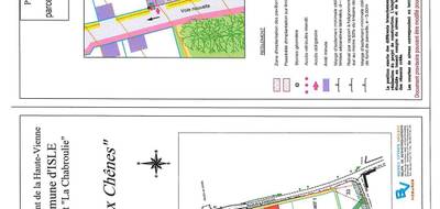 Terrain à Isle en Haute-Vienne (87) de 623 m² à vendre au prix de 77500€ - 2