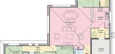 Terrain et maison à Bas-Mauco en Landes (40) de 123 m² à vendre au prix de 301500€ - 1