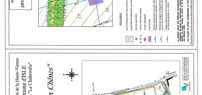 Terrain à Isle en Haute-Vienne (87) de 555 m² à vendre au prix de 69000€ - 2