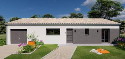 Terrain et maison à Margaux-Cantenac en Gironde (33) de 92 m² à vendre au prix de 215600€ - 1
