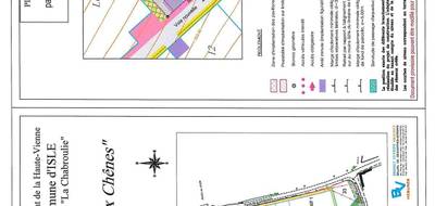 Terrain à Isle en Haute-Vienne (87) de 804 m² à vendre au prix de 89000€ - 2