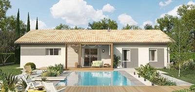 Terrain et maison à Saint-Savin en Gironde (33) de 100 m² à vendre au prix de 217873€ - 1