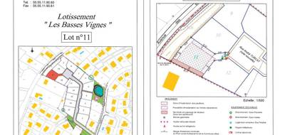 Terrain à Isle en Haute-Vienne (87) de 621 m² à vendre au prix de 71500€ - 1